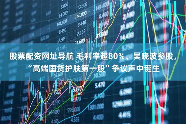 股票配资网址导航 毛利率超80%、吴晓波参股,“高端国货护肤第一股”争议声中诞生